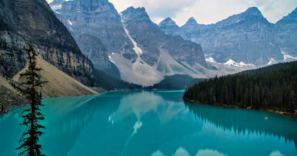 Lagos Louise e Moraine, no Canadá. Fonte: Canva.