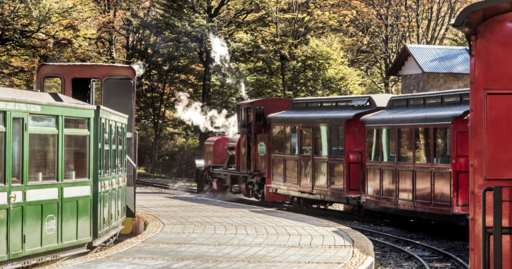 Trem do fim do mundo. Fonte: Canva.