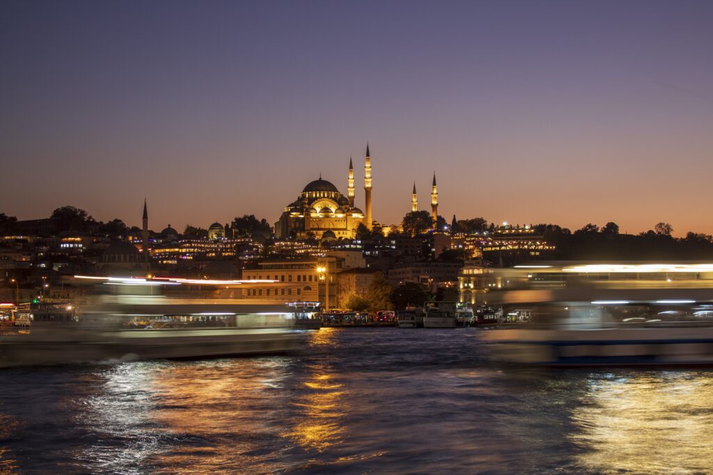 Estreito de Bósforo em Istambul