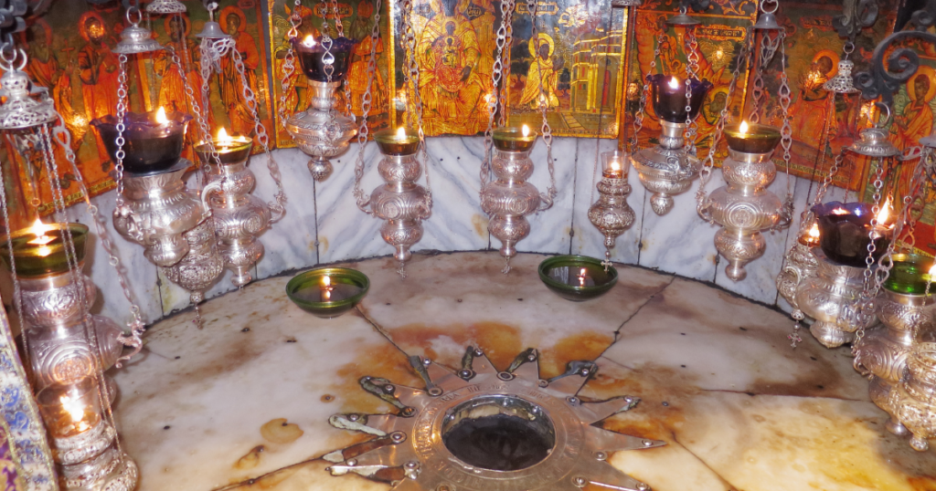 Gruta da Natividade, Belém. Fonte: Canva.