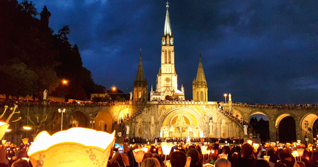 Santuário de Lourdes. Fonte: Canva.