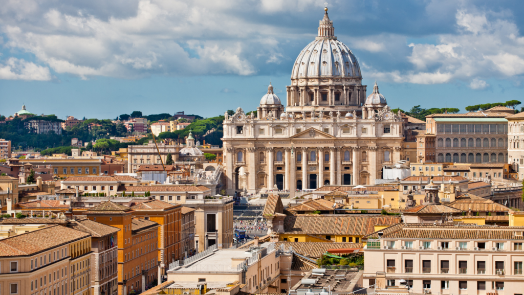 Basílica de São Pedro, uma das 4 basílicas papais de Roma.