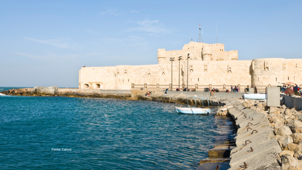 Fortaleza de Qaitbey em Alexandria.