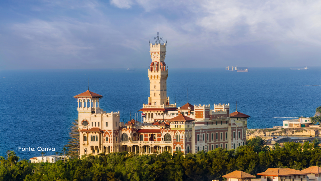 Palácio Montazah em Alexandria.