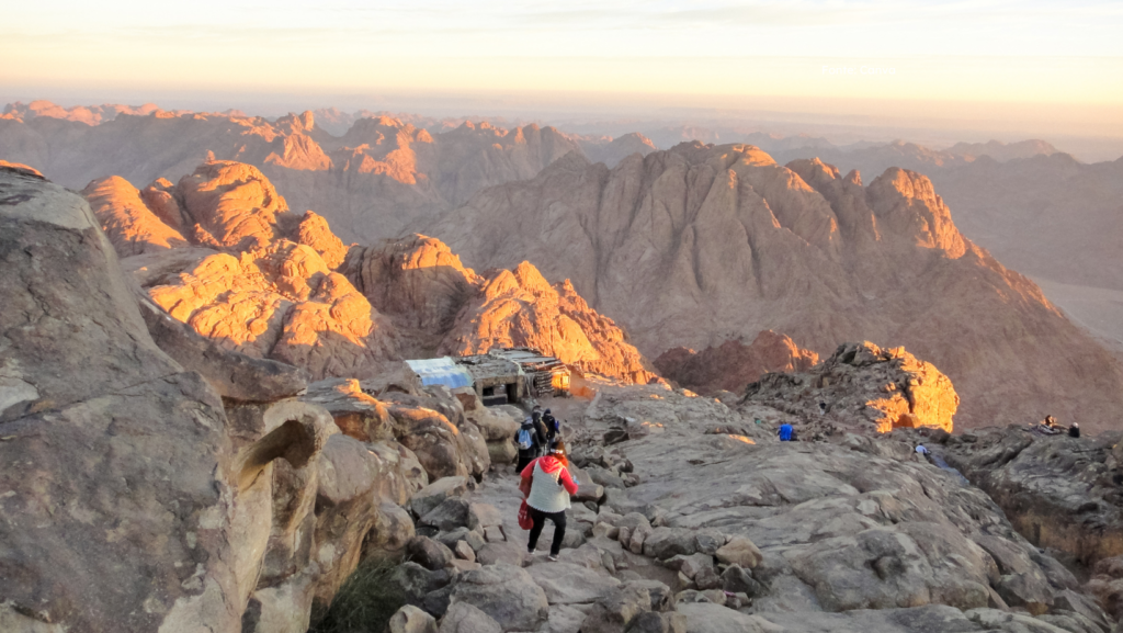 Vista do Monte Sinai. 