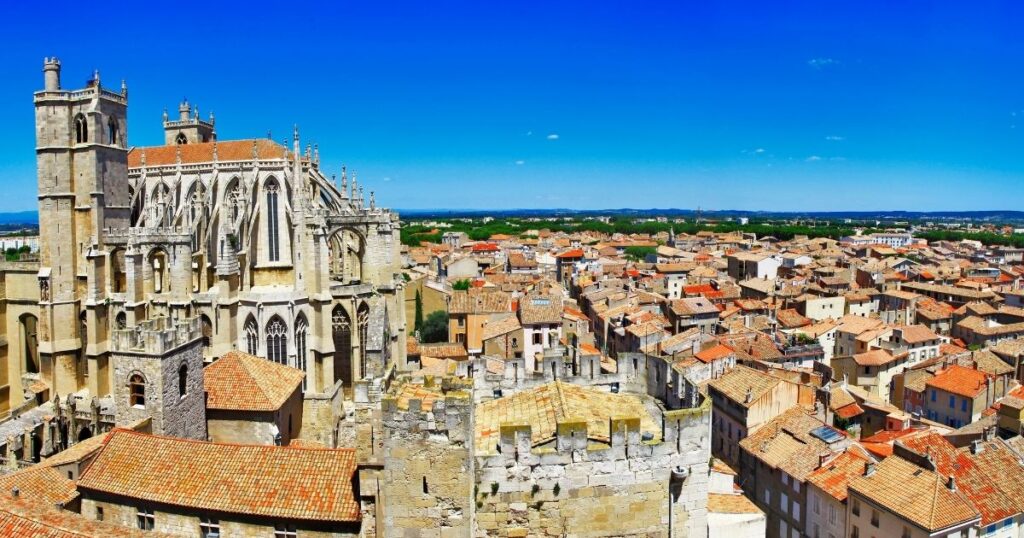 Narbonne, Sul da França, cidade de São Sebastião.