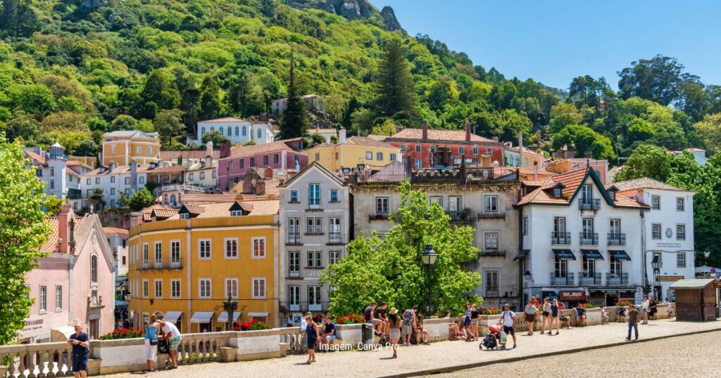 Foto ilustrativa da região de Sintra, em Portugal.