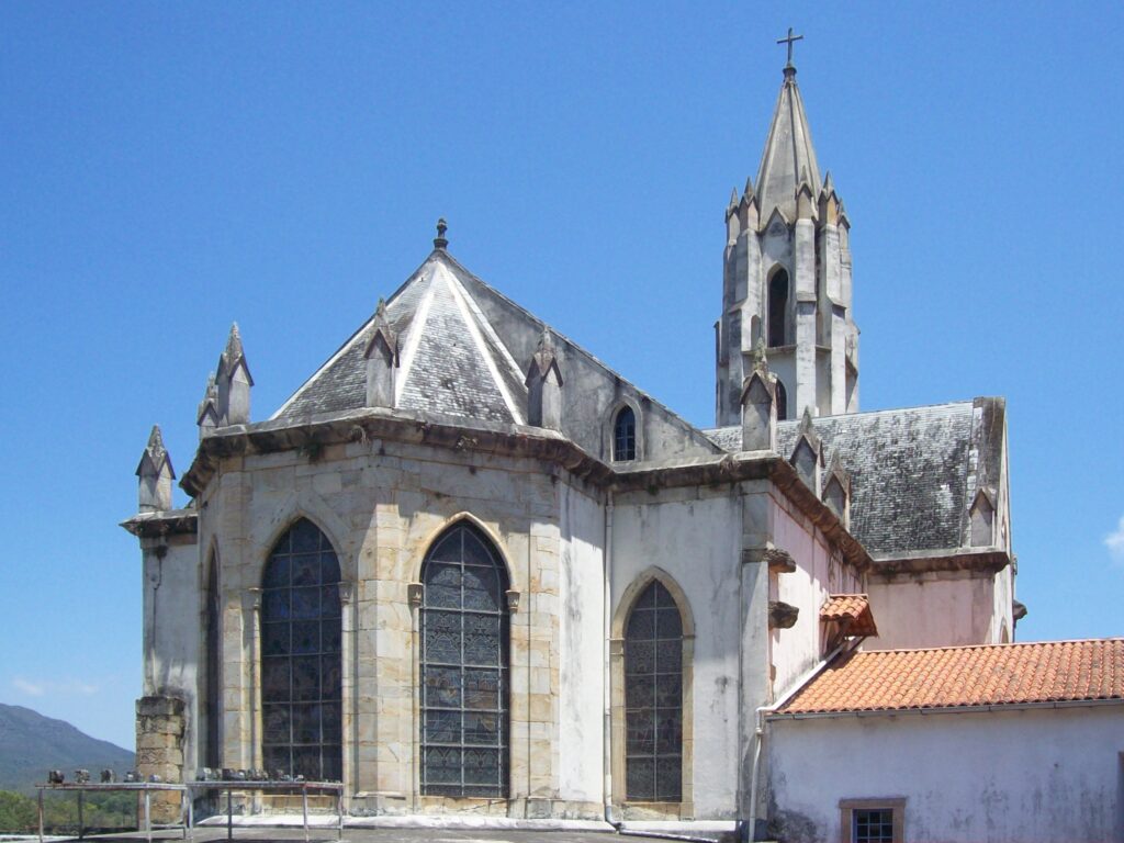Vista posterior da Igreja Nossa Senhora Mãe dos Homens no Santuário do Caraça, Catas Altas - MG